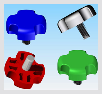 threaded quad knob