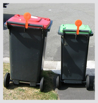 wheelie bin flags