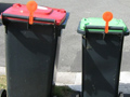 wheelie bin flags